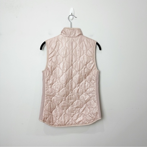 Jcrew Quilted Vest Blush Pink Lightweight Spring - Picture 2 of 6